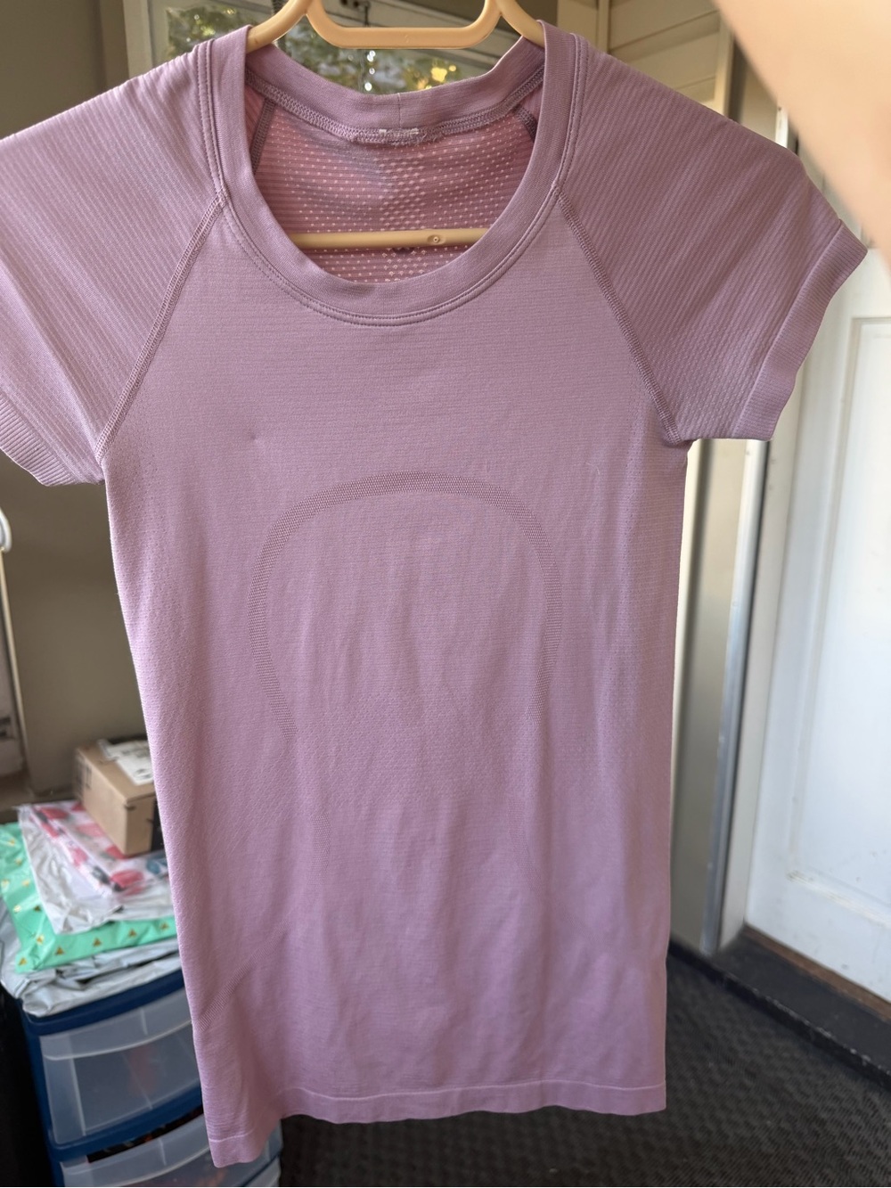 lululemon athletica Short Sleeve Performance Tee in Light Purple